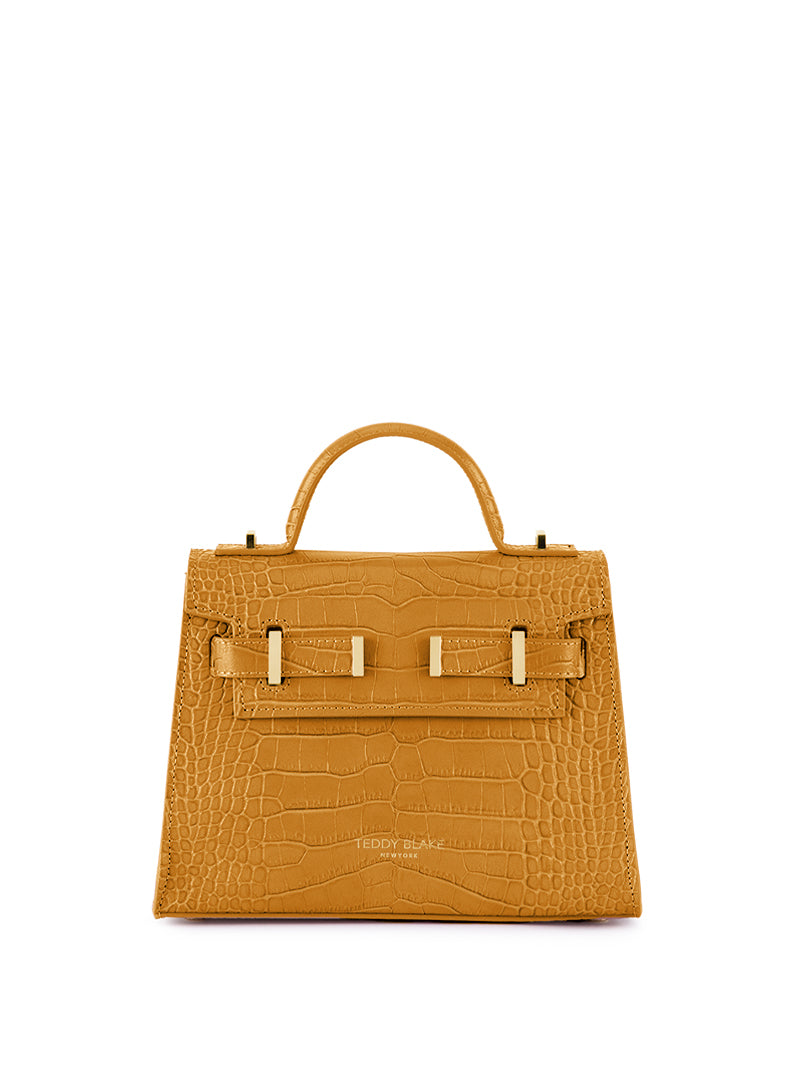 Ava Croco Gold 9" - Dark Yellow