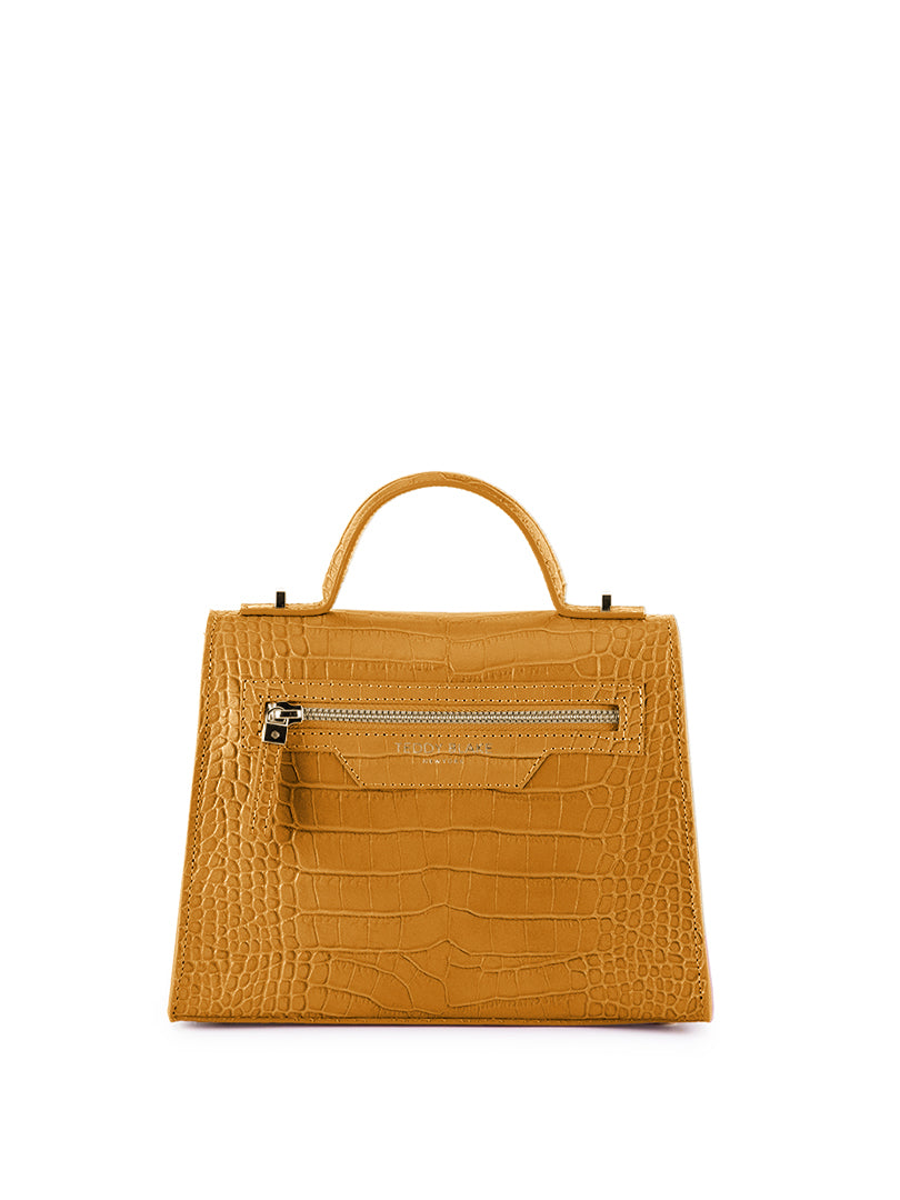 Ava Croco Gold 9" - Dark Yellow