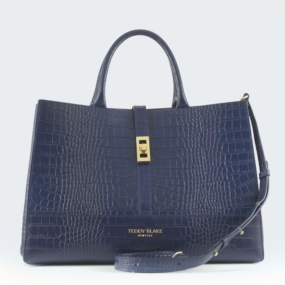 Lola Croco 15 Dark Blue